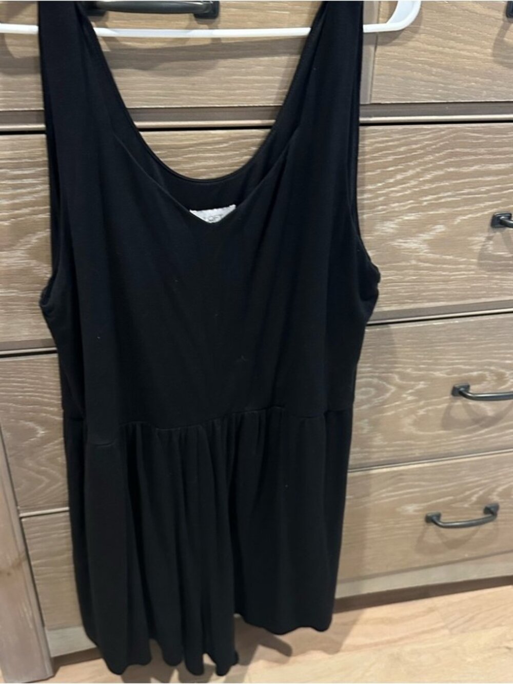 Black Jersey Romper